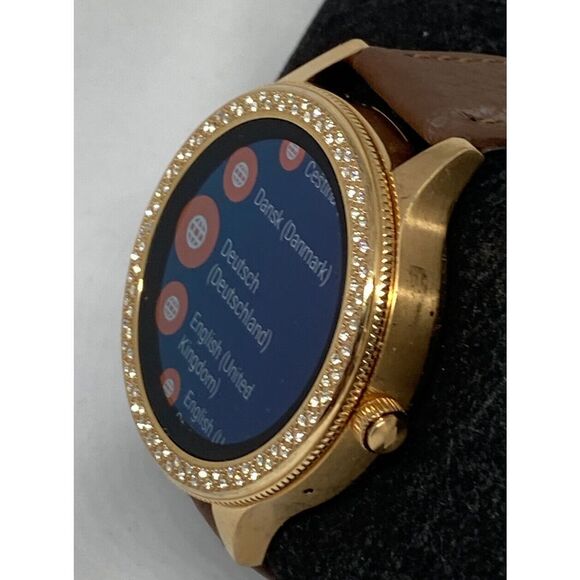 Fossil Gen 3 Authentic Genuine Smart Watch Custom Band FTW6008 LT214 - Picture 4 of 12